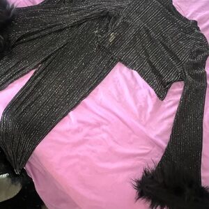 Silver& black 2 piece set